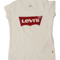 LEVI'S Girls Graphic T-Shirt Top 3-4 Years White Cotton Vintage Levi's and Second-Hand Levi's from Messina Hembry 