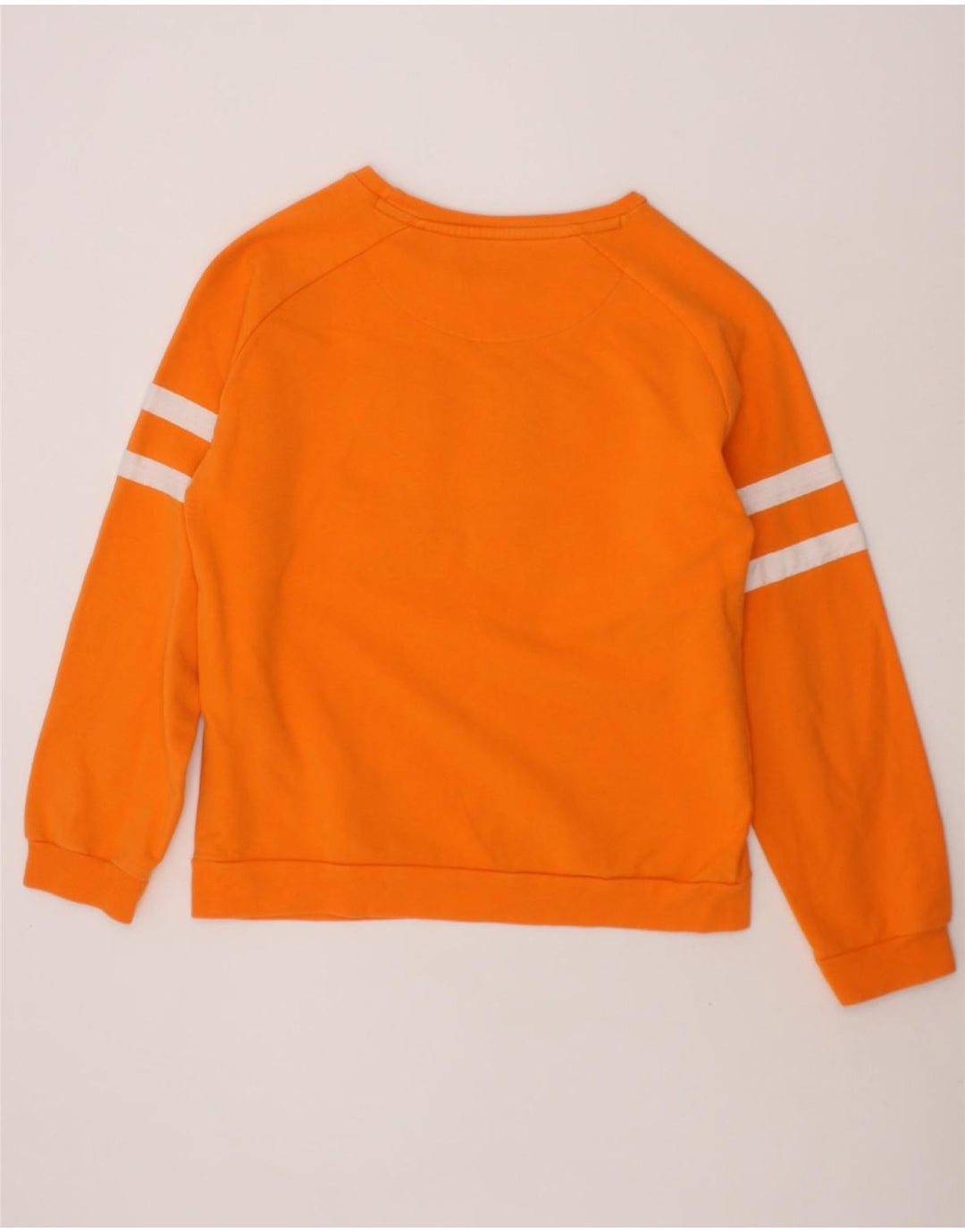 HENRY COTTONS Boys Graphic Sweatshirt Jumper 7-8 Years Orange Cotton Vintage Henry Cottons and Second-Hand Henry Cottons from Messina Hembry 