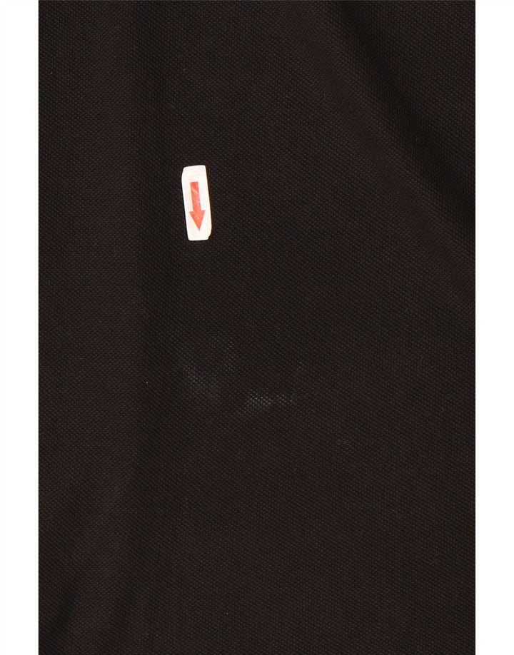 Camisa polo masculina Lacoste tamanho 8 3XL preta