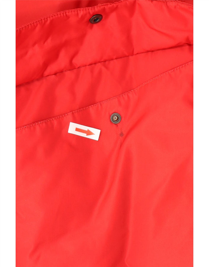 Jaqueta acolchoada gráfica uniforme masculina dos EUA UK 42 XL vermelha