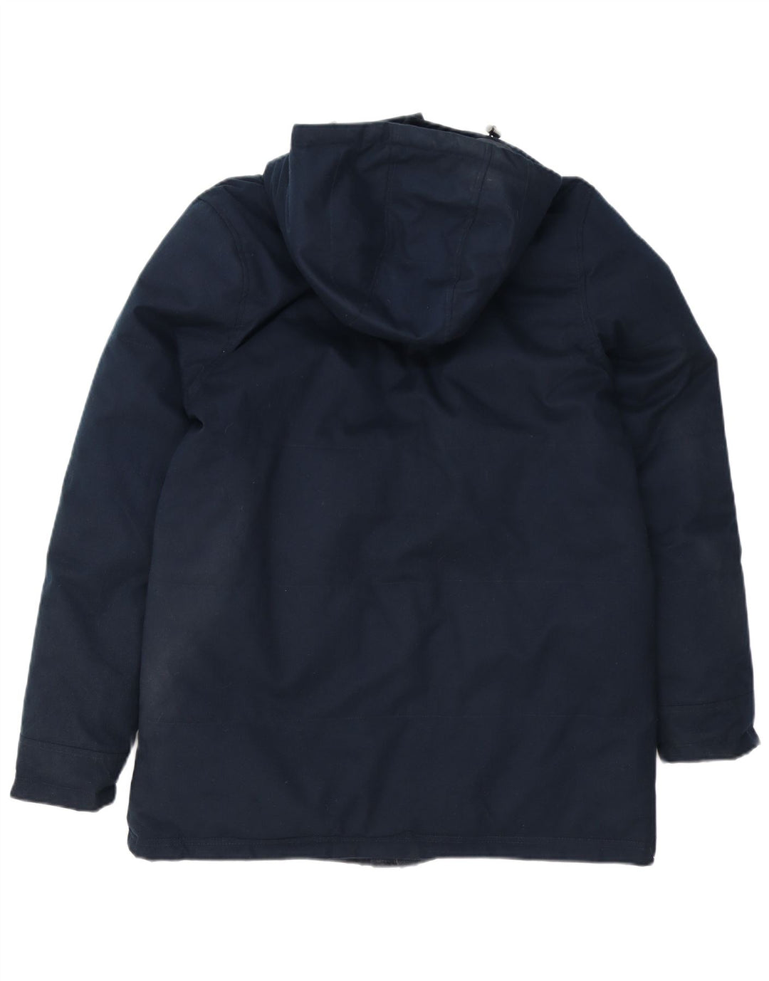 Jaqueta acolchoada com capuz masculina da roupa da tripulação Poliéster azul marinho pequeno Reino Unido 36