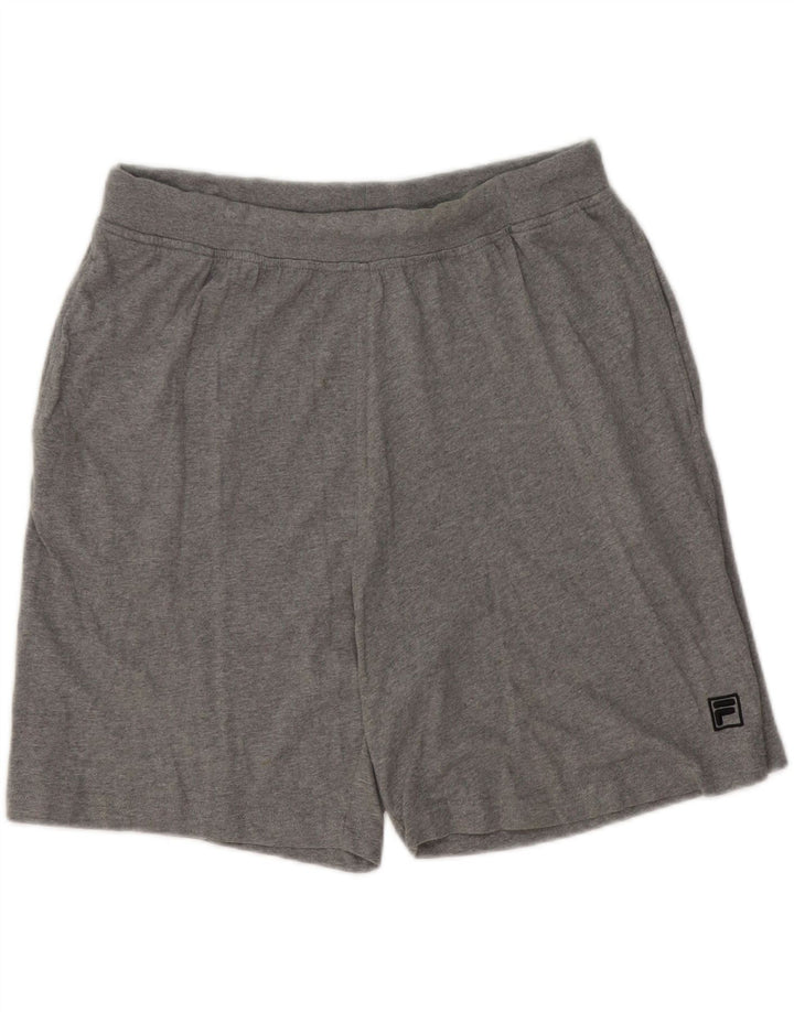 FILA Mens Sport Shorts XL Cinza Algodão
