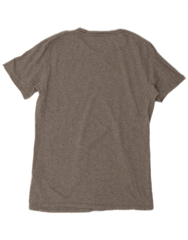 Camiseta gráfica masculina Levi's Top pequeno algodão manchado cinza