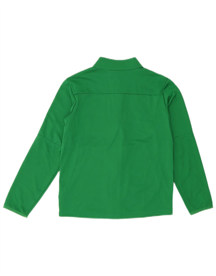 Jaqueta Nike Boys Dri Fit Graphic Tracksuit 10-11 anos verde médio