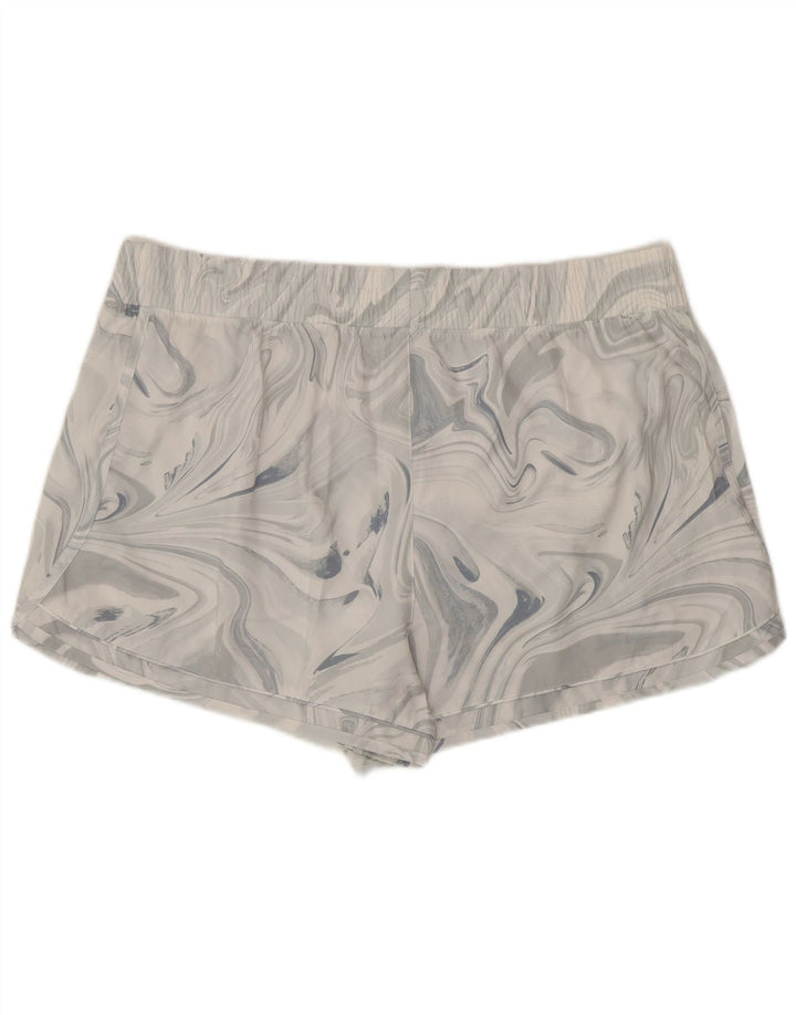 Shorts esportivo feminino Fila UK 20 2XL cinza tie-dye poliéster