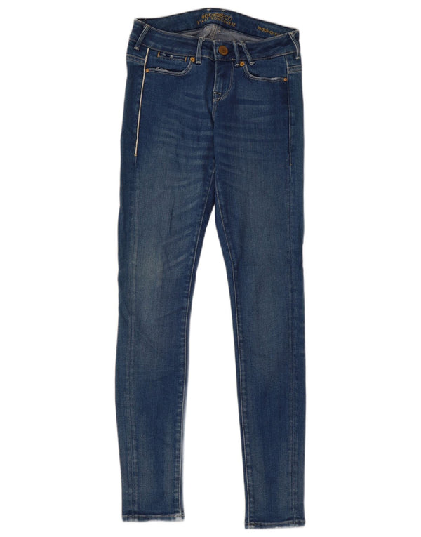 Guess Calça Jeans Feminina Jegging Skinny W25 L29 Azul Algodão