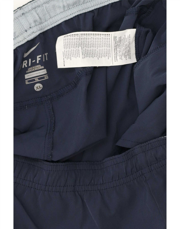 Shorts esportivos masculinos Nike XL azul marinho poliéster
