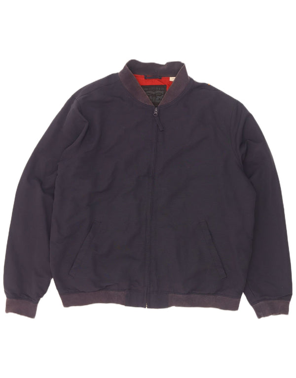Jaqueta bomber masculina Levi's UK 42 XL azul marinho poliamida