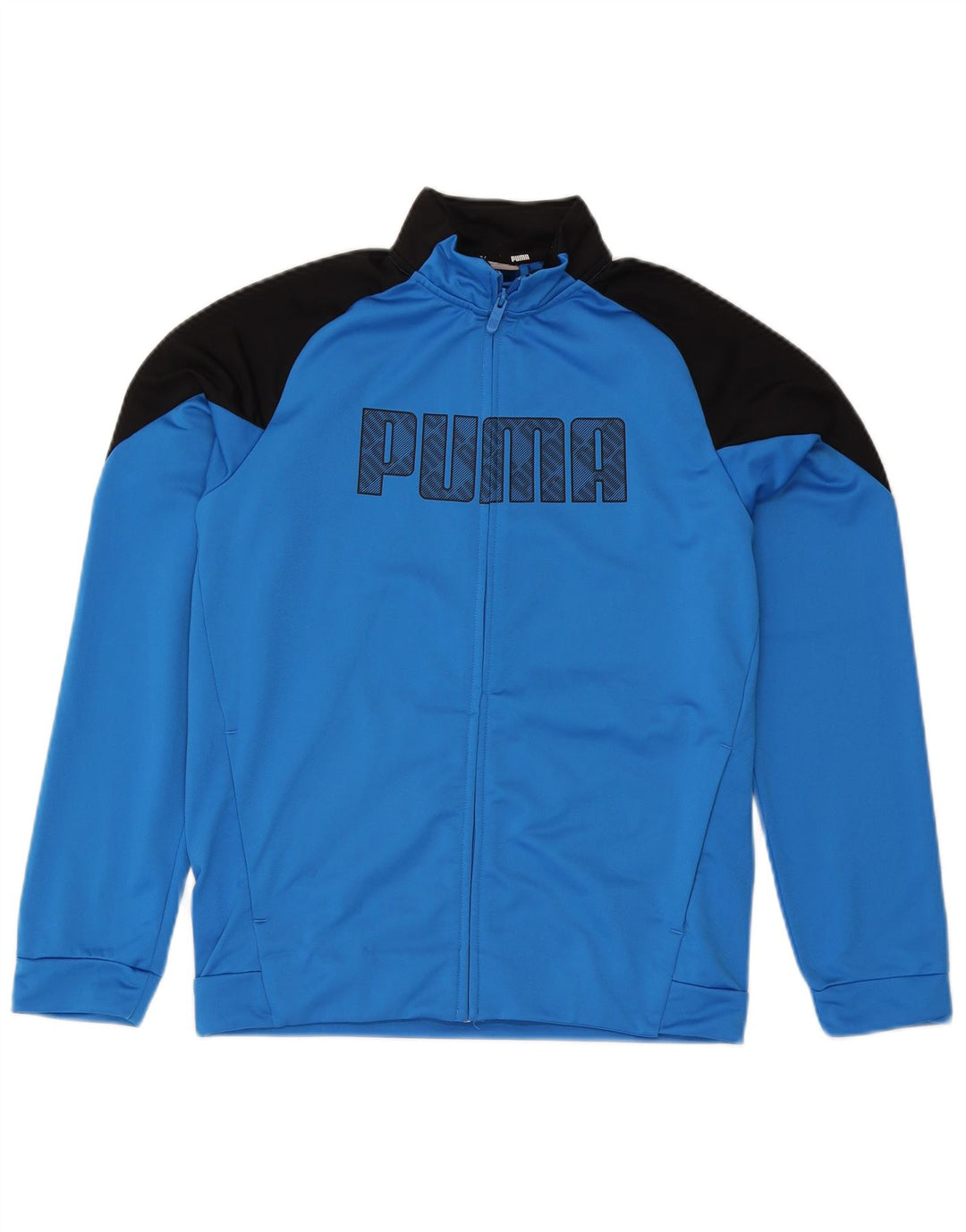 Jaqueta Puma Boys Graphic Tracksuit Top 15-16 Anos Azul Colorblock