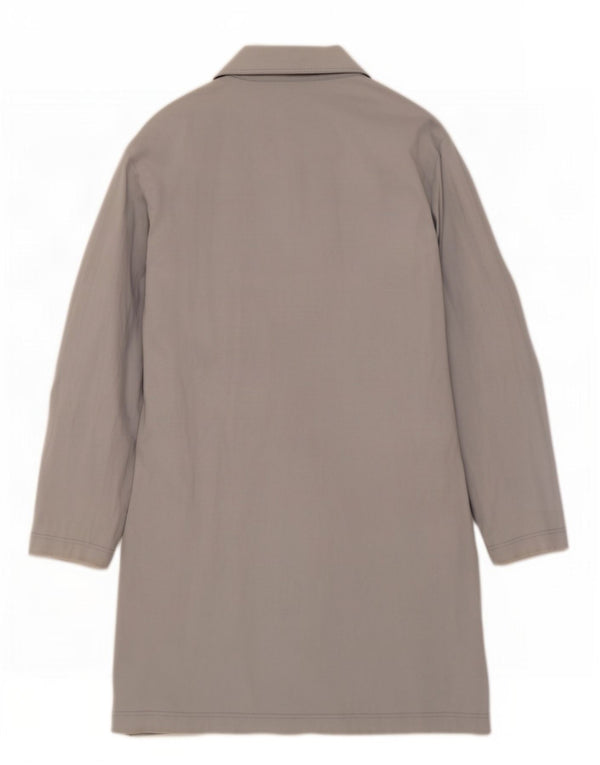 Top cardigã feminino Zara Longline UK 12 algodão cinza médio