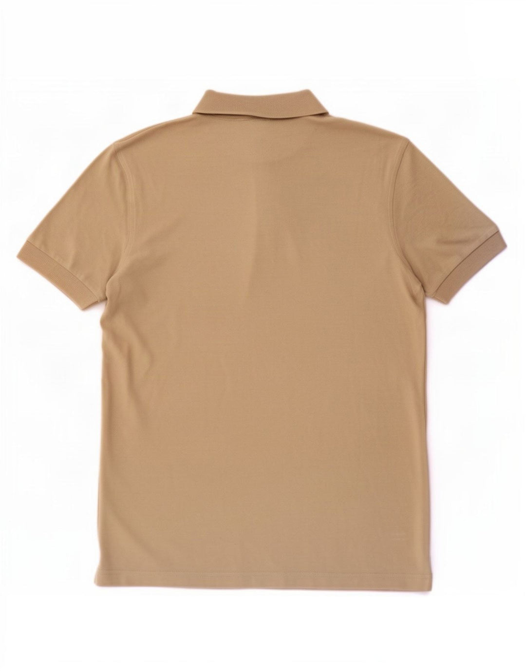 Camisa polo masculina Hugo Boss pequena algodão bege