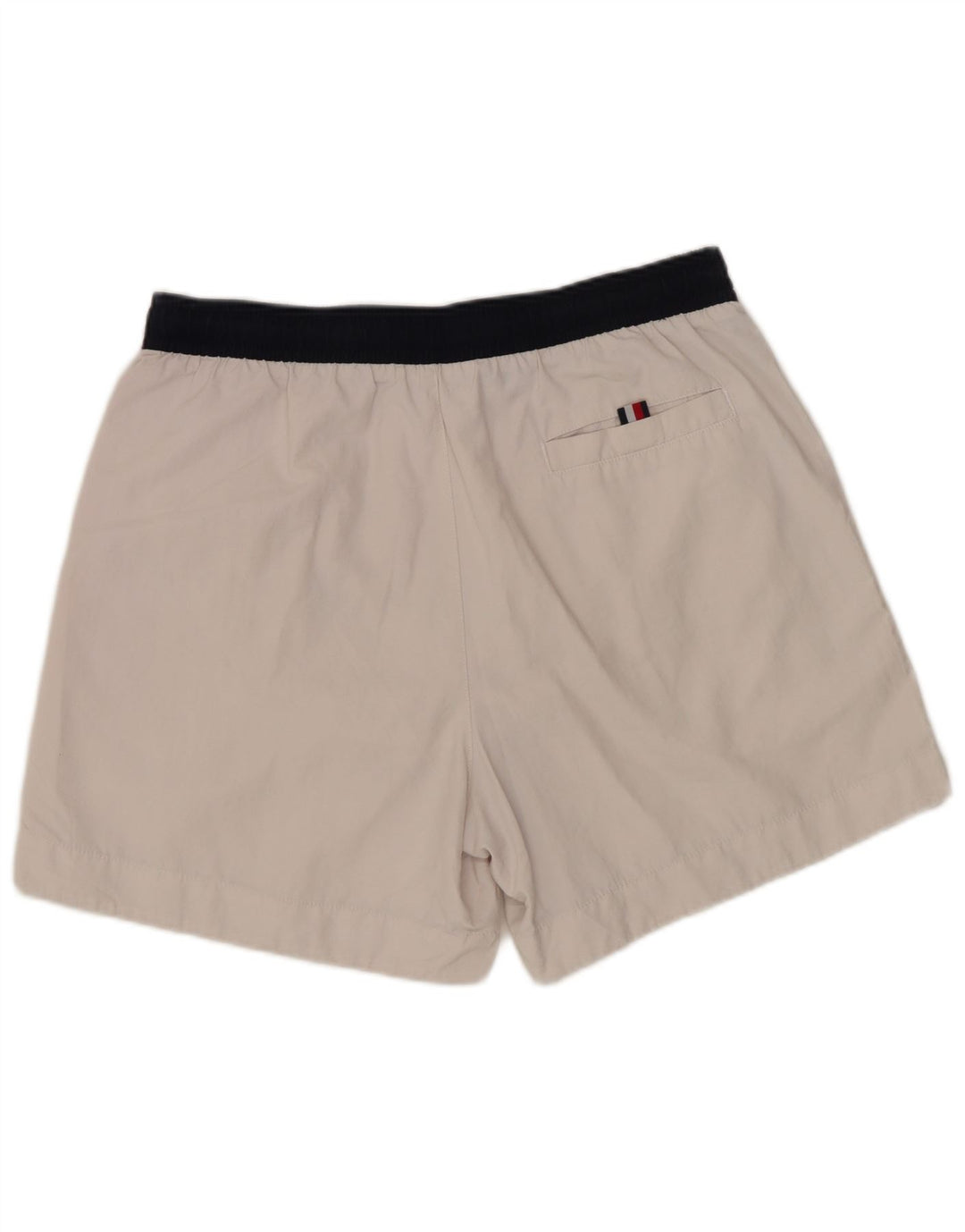 Shorts de natação masculino Tommy Hilfiger médio branco colorblock nylon