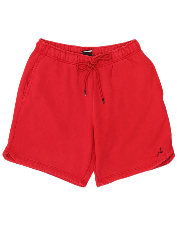 Jordan Mens Sport Shorts Grande Algodão Vermelho