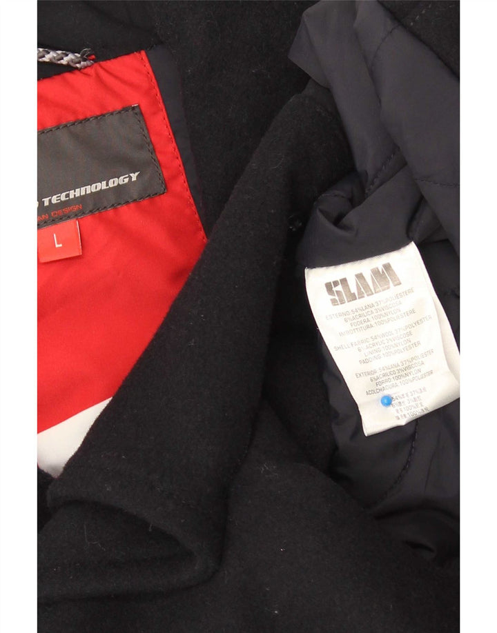 Casaco masculino Slam Pea UK 40 grande lã azul marinho