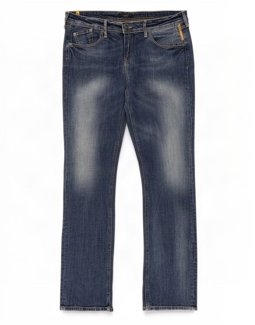 Meltin' Pot jeans reto feminino W34 L34 algodão azul