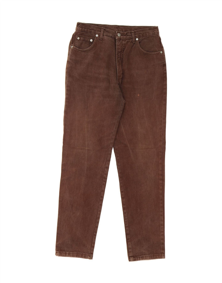 KANGAROOS Womens Tapered Jeans W34 L31 Brown Cotton Vintage Kangaroos and Second-Hand Kangaroos from Messina Hembry 