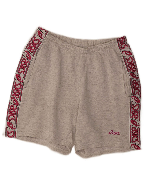 Shorts esportivos gráficos masculinos Asics cinza médio
