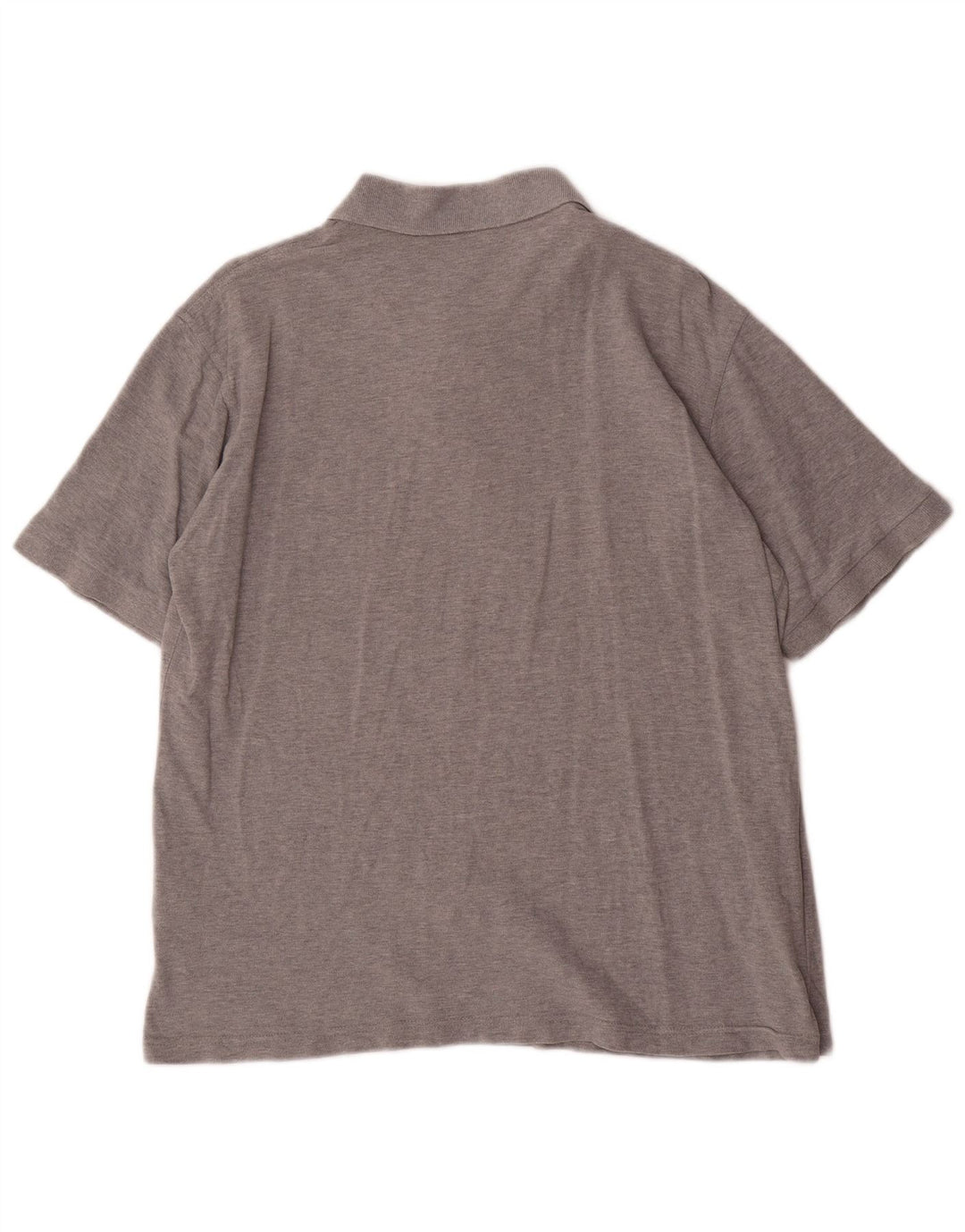 Camisa polo masculina DOCKERS cáqui cinza médio algodão manchado