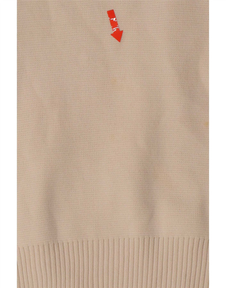 Regata masculina Zara com colete grande de algodão branco