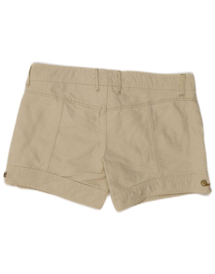 Shorts jeans feminino SISLEY IT 42 médio W30 algodão verde