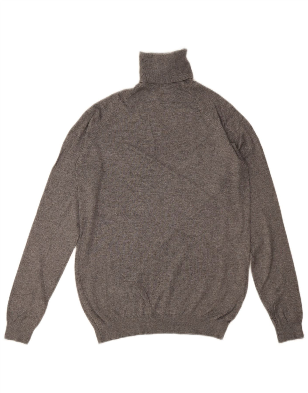 Suéter feminino Zara com gola redonda e viscose cinza pequena Reino Unido 10