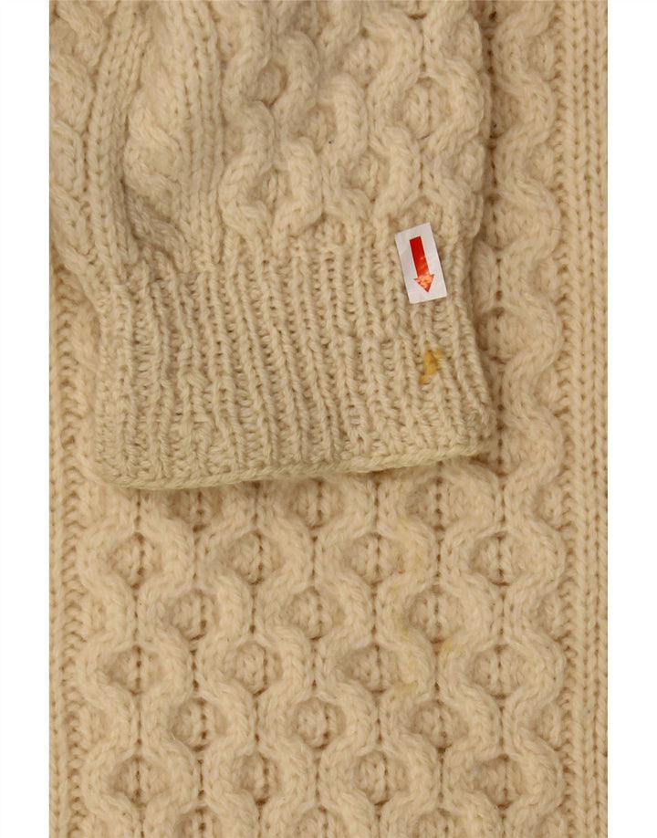 Suéter masculino REPLAY com gola redonda XL em lã branca