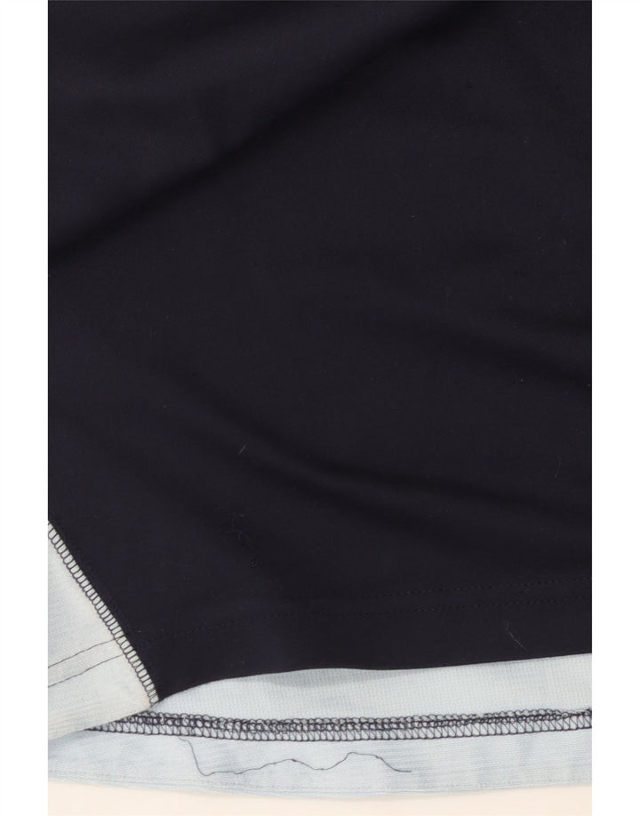 Adidas masculino colete top médio azul marinho colorblock poliéster