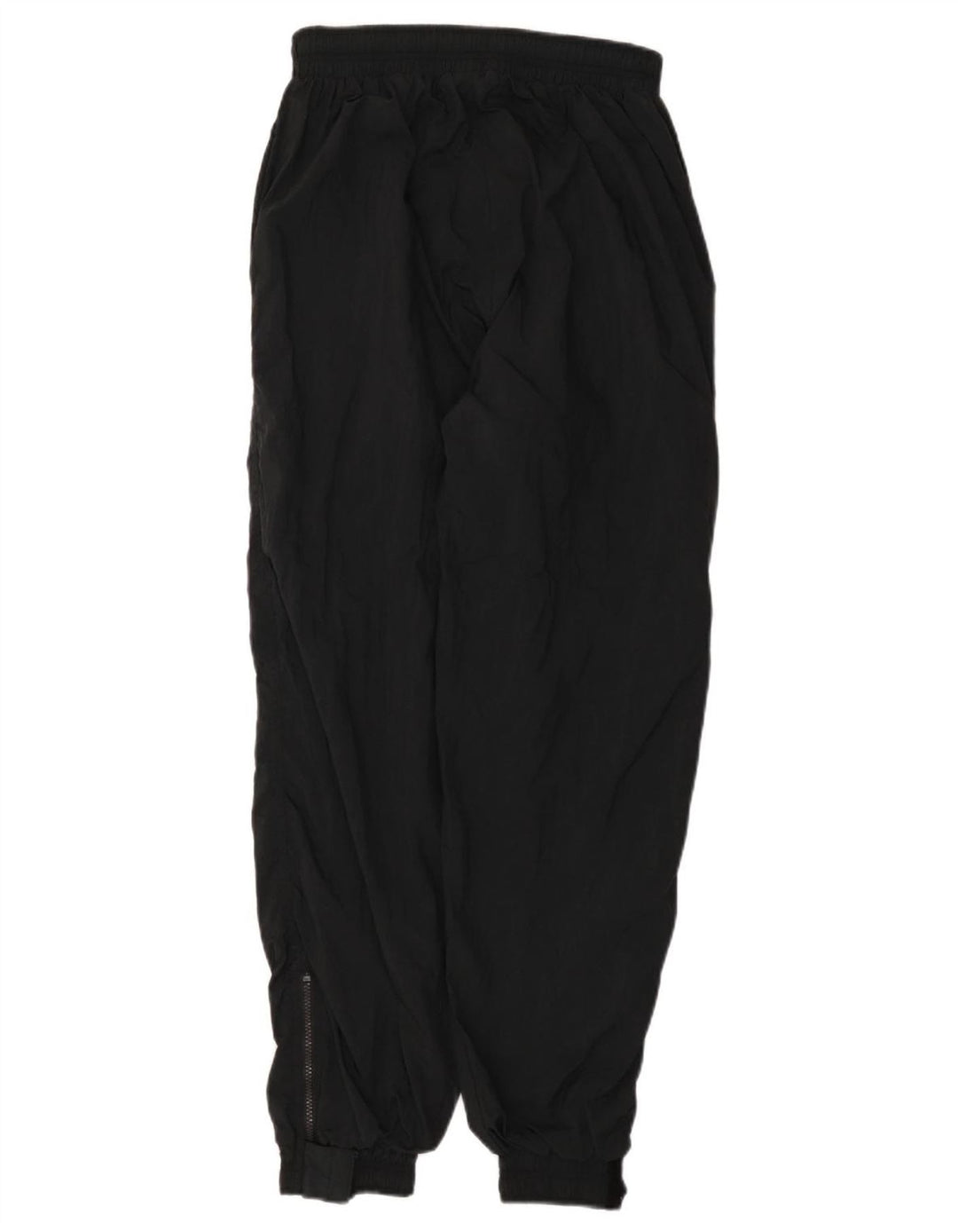 Calça de treino masculina vintage joggers pequena poliamida preta