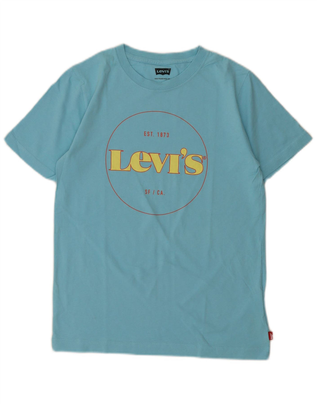 Camiseta Levi's Boys Graphic 13-14 Anos Azul Algodão