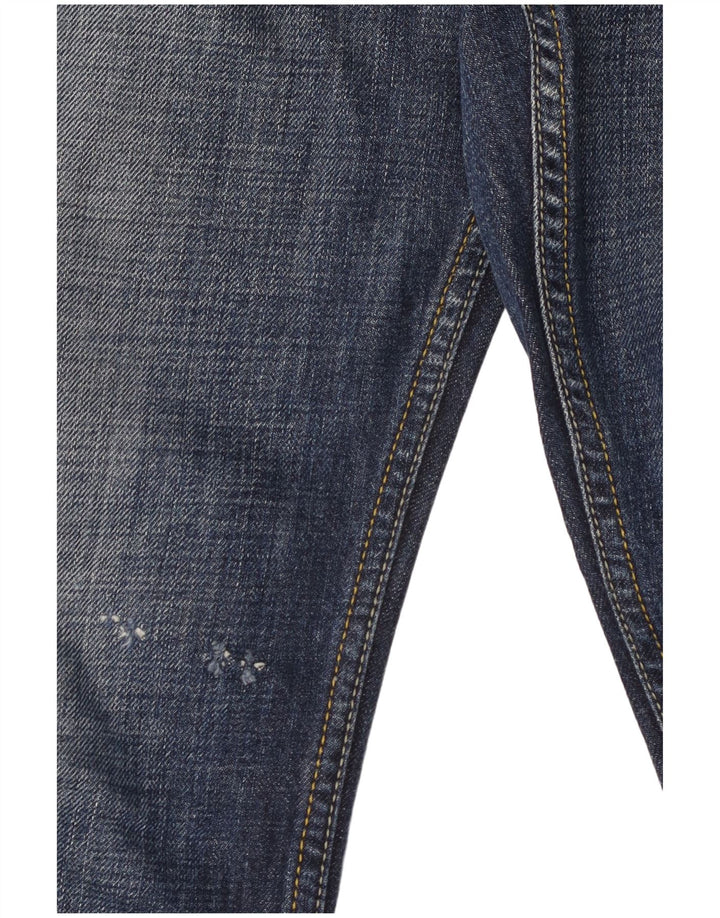 Diesel Mens Larkee Straight Jeans W34 L32 Azul Algodão