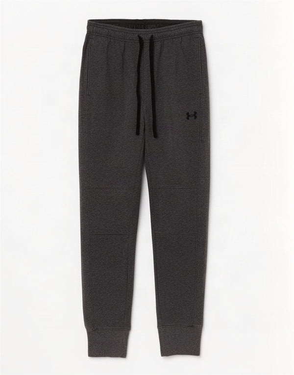 Calça de treino masculina Under Armour Cold Gear joggers pequeno algodão cinza