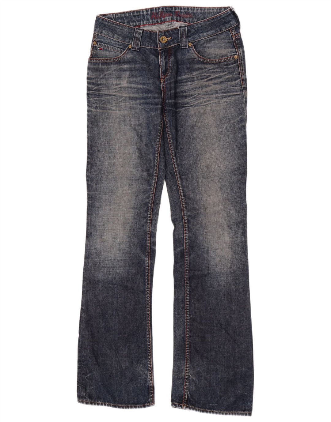 Jeans feminino Tommy Hilfiger Bootcut W28 L34 azul algodão