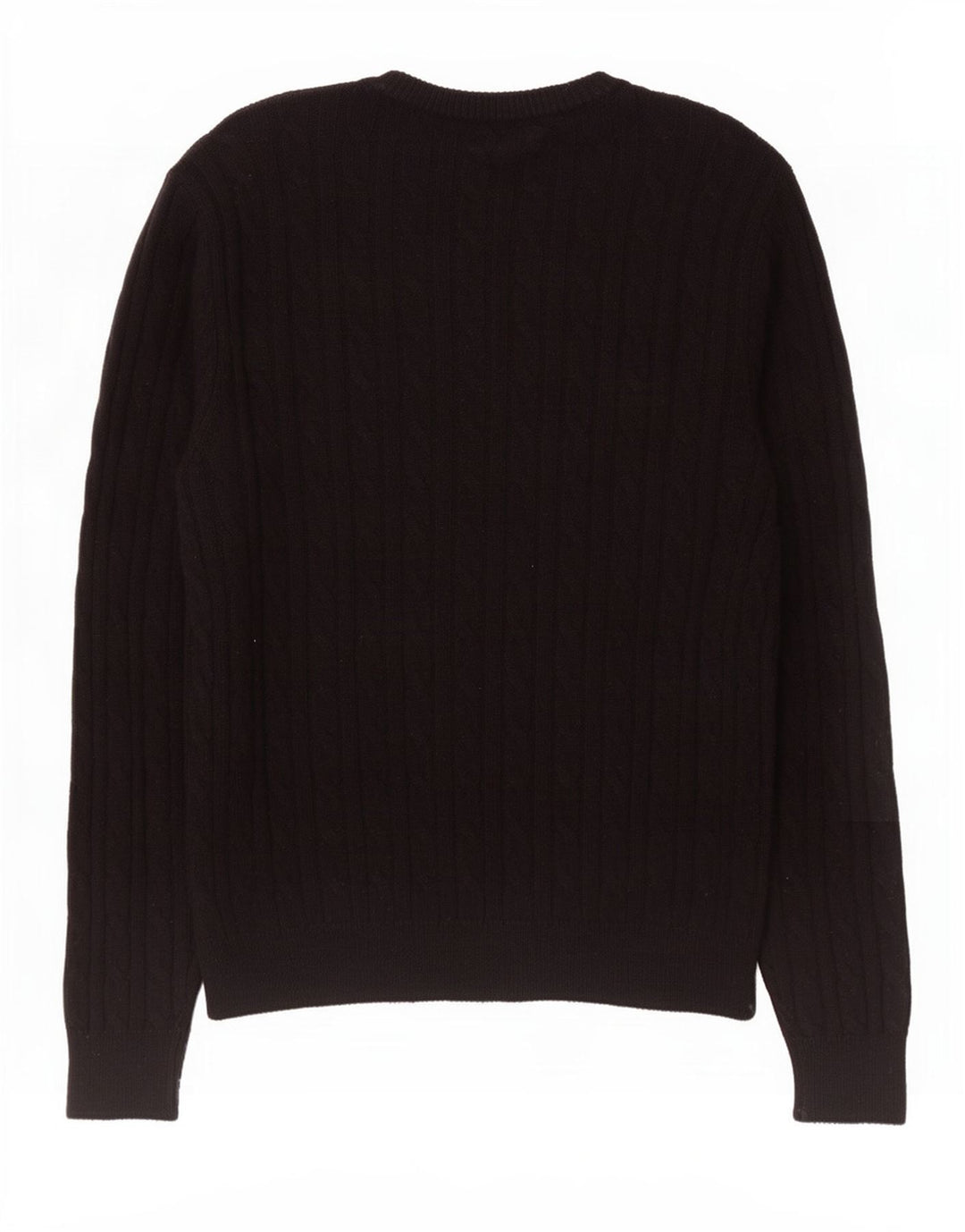 Suéter masculino Jack Wills com gola canoa médio preto nylon