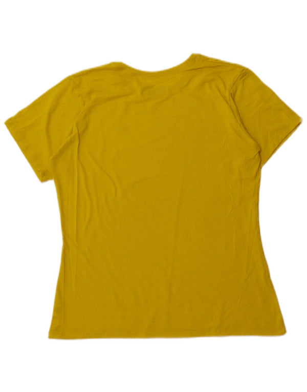 Camiseta feminina Under Armour UK 12 poliéster amarelo médio