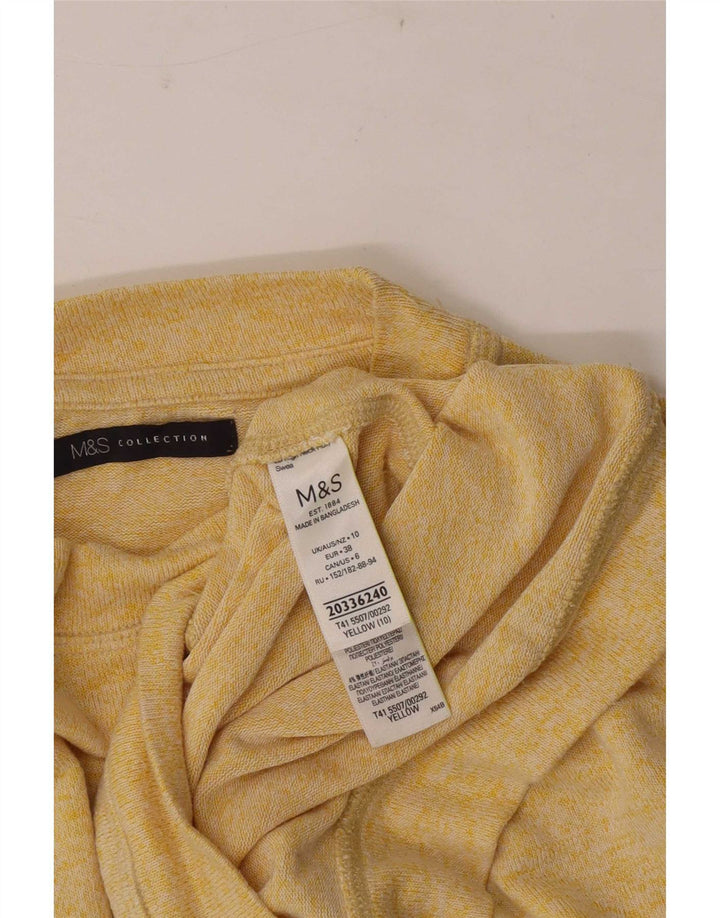 Blusa oversized feminina Marks & Spencer Reino Unido 10 pequenas manchas amarelas