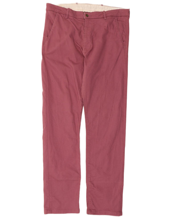 Calça jeans reta masculina Levi's W36 L32 algodão rosa