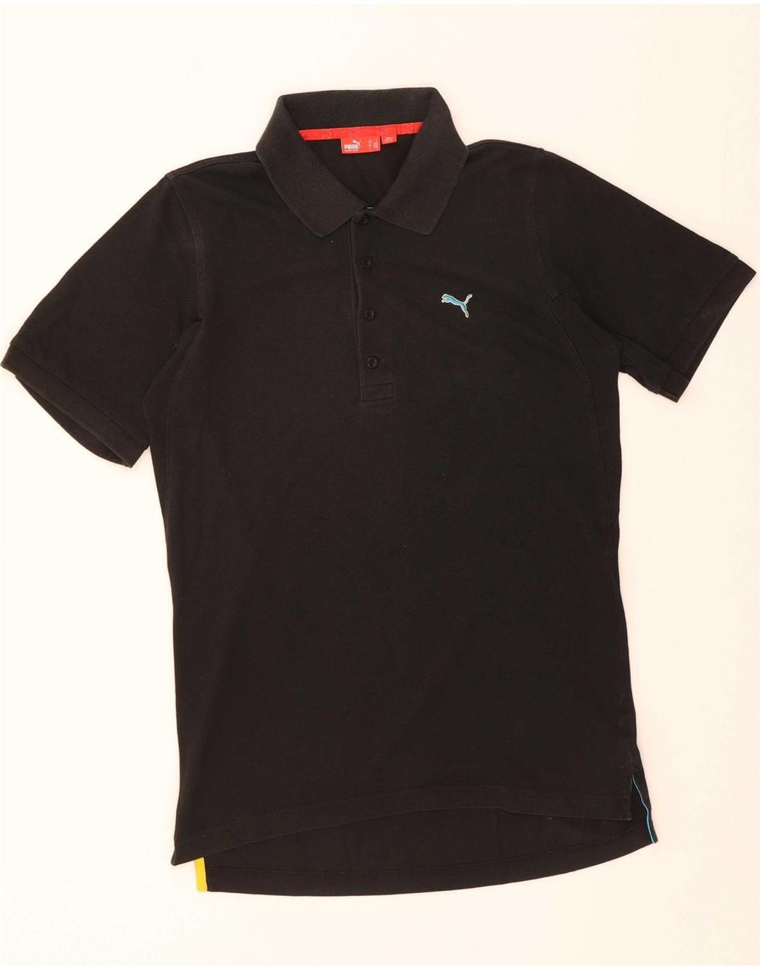 Camisa polo masculina PUMA pequena preta