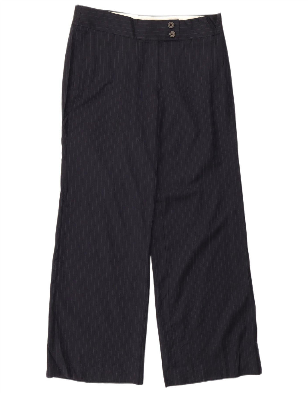 Calça Chino Feminina J. CREW Favorite Fit EUA 12 Grande W32 L29 Azul Marinho