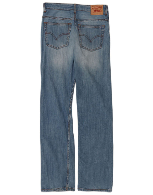 Levi's Boys Straight Jeans 13-14 Anos W28 L30 Azul Algodão