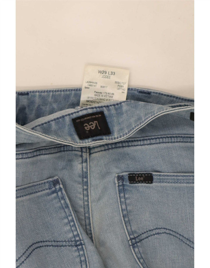 Lee Womens Jodee Skinny Jeans W29 L28 Azul Algodão