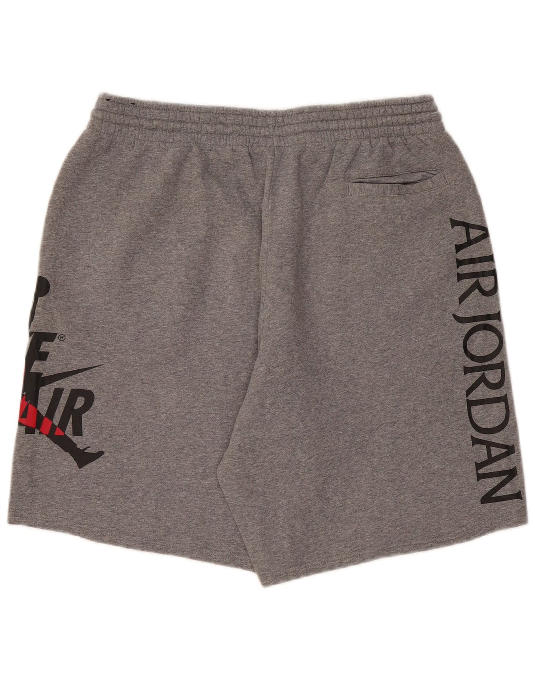 Shorts esportivos gráficos masculinos Jordan grandes algodão manchado cinza