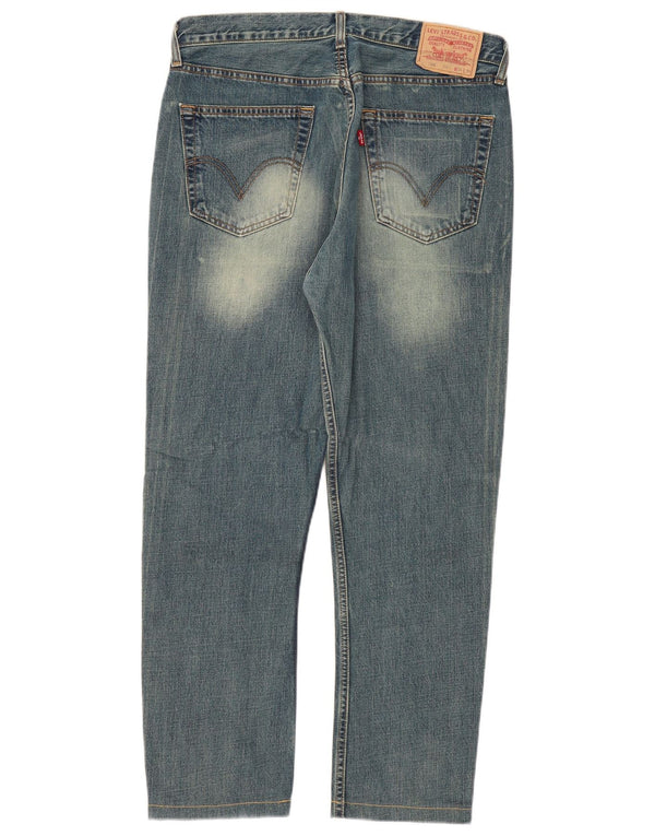 Calça jeans feminina Levi's 508 Tapered W34 L30 azul algodão