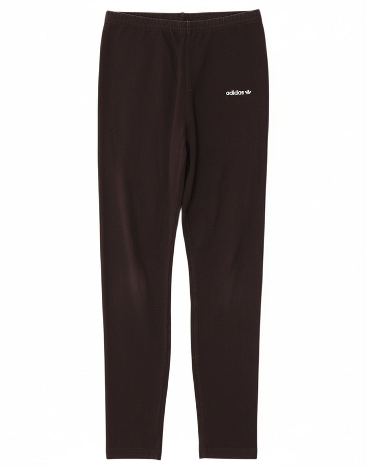 Leggings ADIDAS Meninas 11-12 Anos Algodão Preto