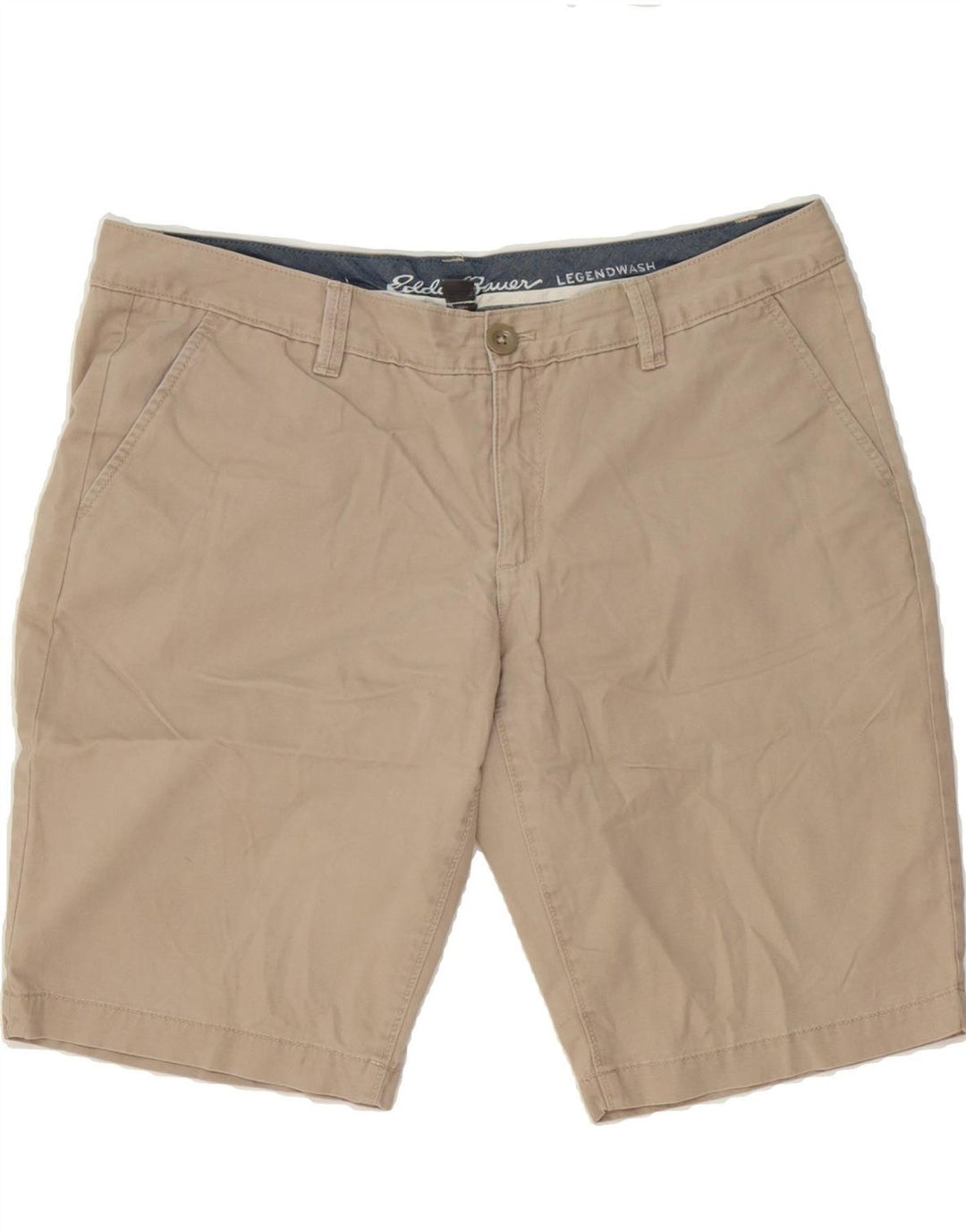 EDDIE BAUER Womens Chino Shorts US 12 Large W34  Beige Cotton Vintage Eddie Bauer and Second-Hand Eddie Bauer from Messina Hembry 
