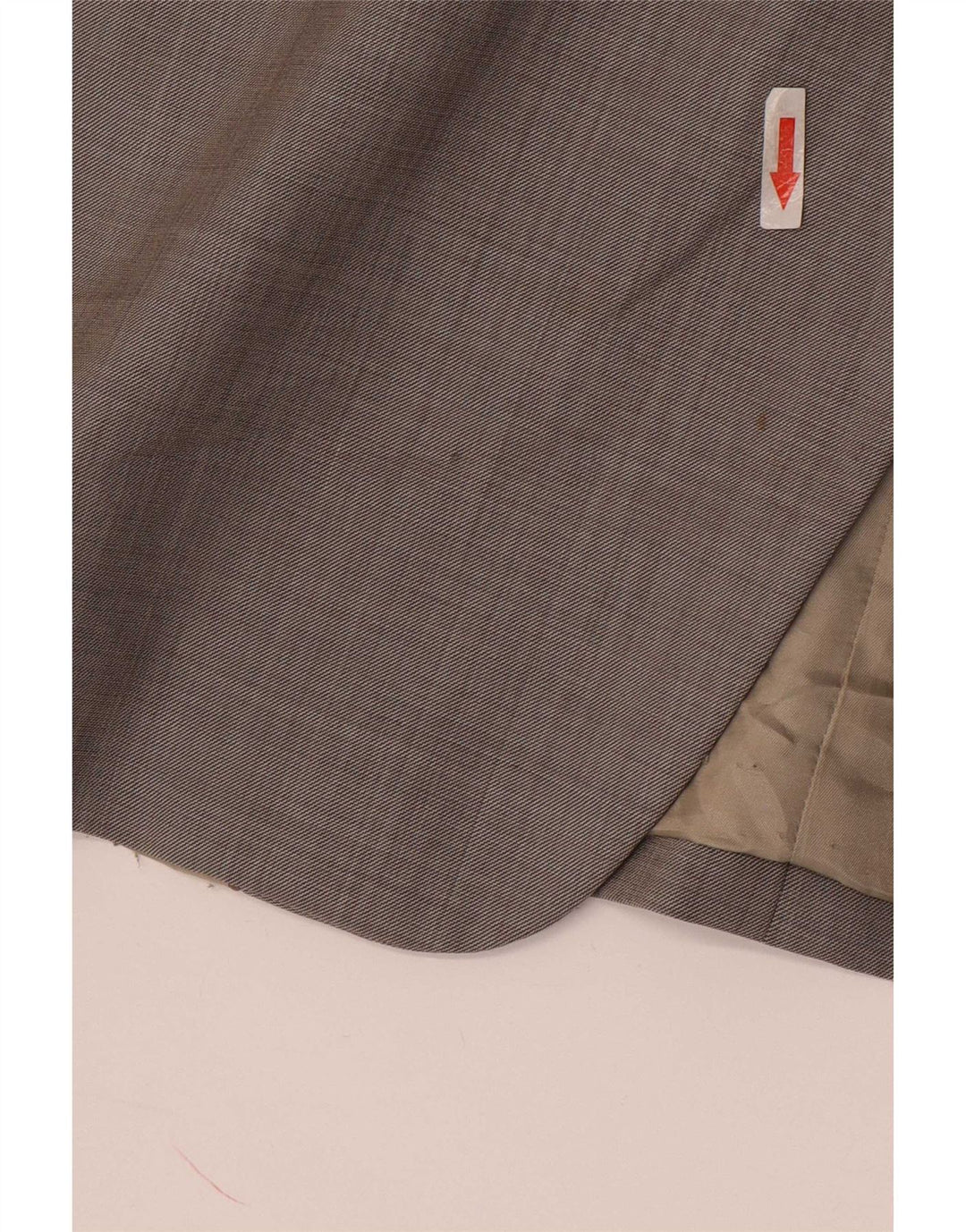 Jaqueta blazer masculina de 2 botões Marks & Spencer Reino Unido 48 2XL lã cinza