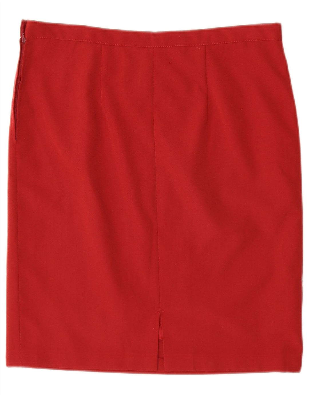 Conjunto de saia feminina vintage com 5 botões e 2 peças Reino Unido 12 médio W30 vermelho