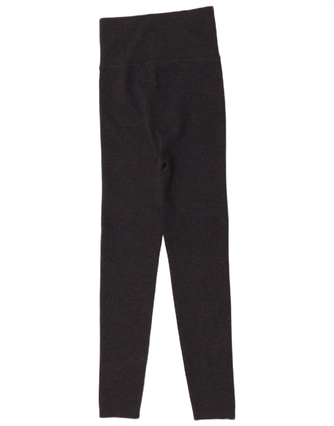 Zara Leggings feminino de cintura alta Reino Unido 14 grande lã cinza