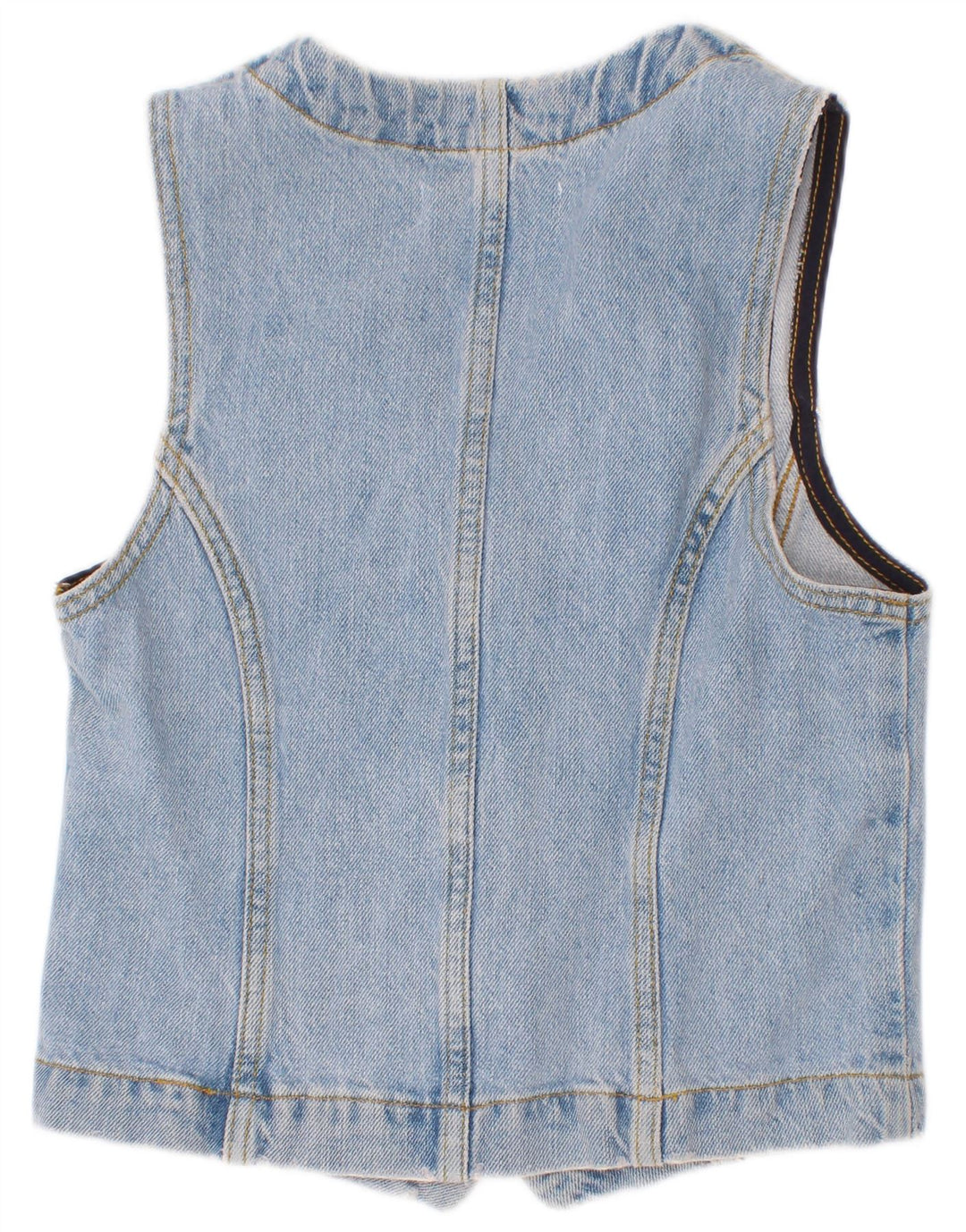 Zara Colete Jeans Meninas 9-10 Anos Azul