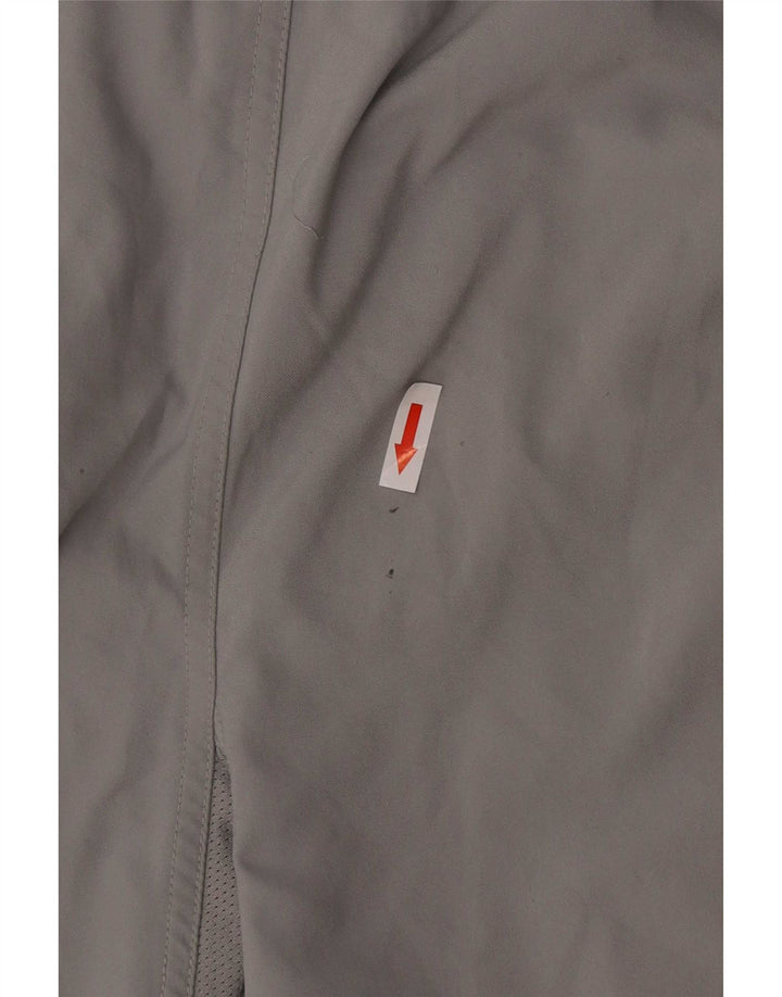 Shorts esportivos masculinos Nike médio cinza colorblock poliéster