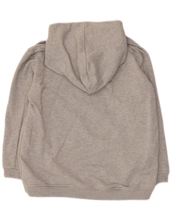 Jumper feminino com capuz grande Chiara Ferragni Reino Unido 6 XS algodão manchado cinza